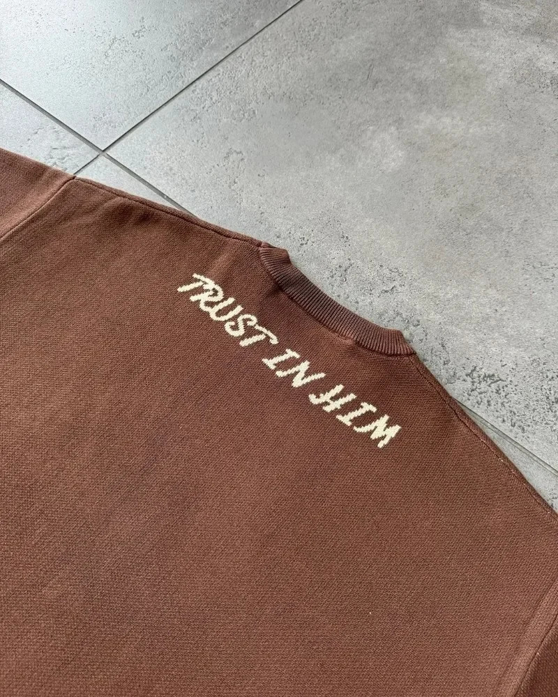 Pure Cotton Round Neck Clothing Street Fashion Loose Casual Oversized T-shirt Men Y2k Retro Letter Print Short-sleeved Women 241224