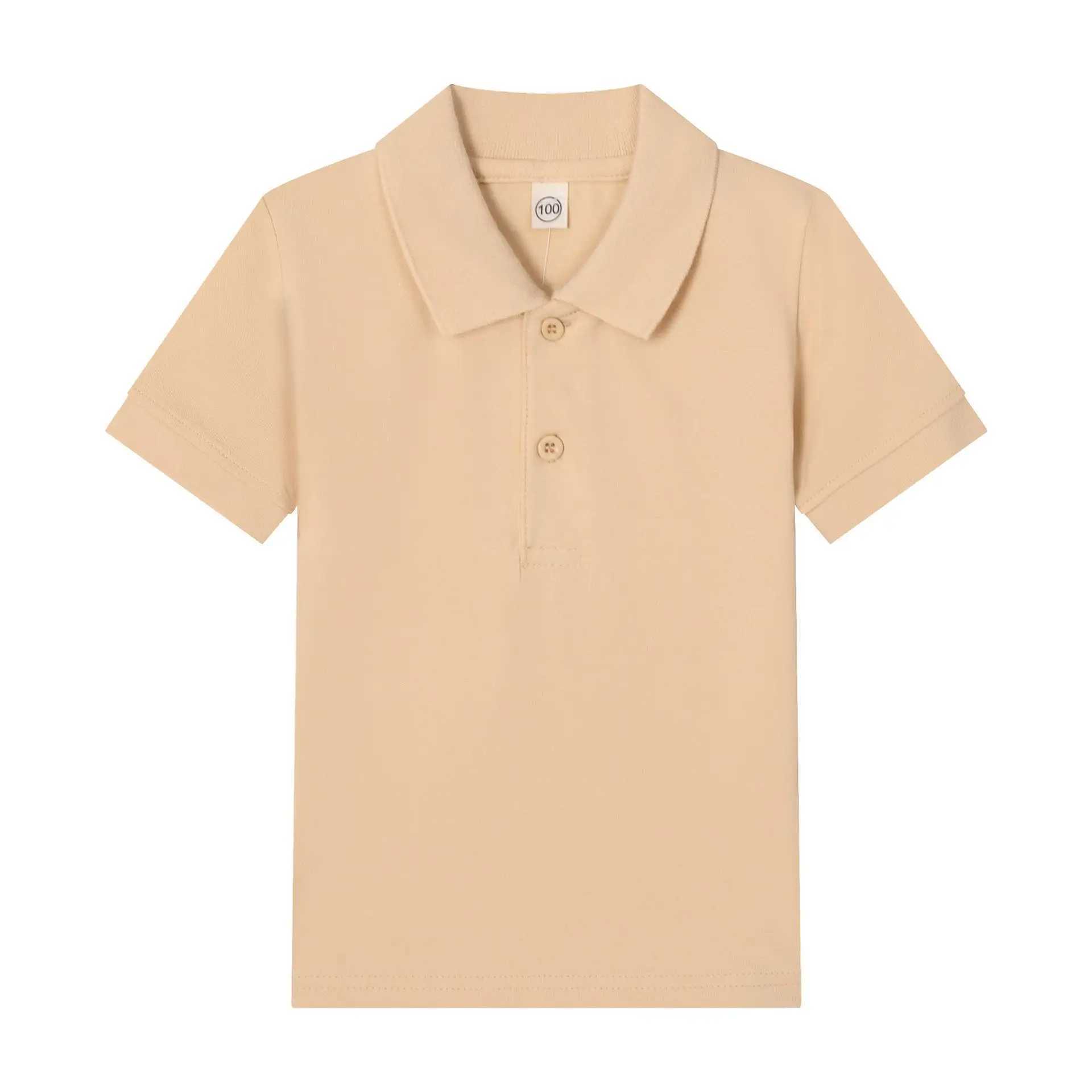 New Boys Summer Children Polo Shirt Kids Boys Polo Shirts Fashion Boys Designer Clothes School Uniform Top 3-14 YearsXJ241225