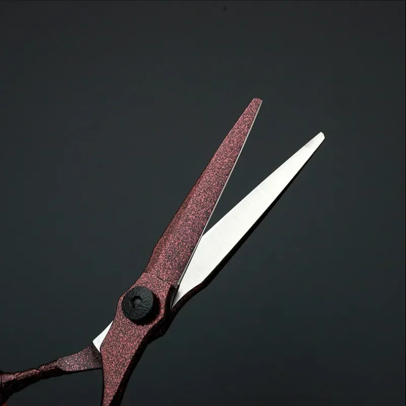 Professional Japan 440c Steel 6.0 Scissor Silver Hair Scissors Haircut Thinning Barber Cutting Shears Hairdressing Scissors 241225