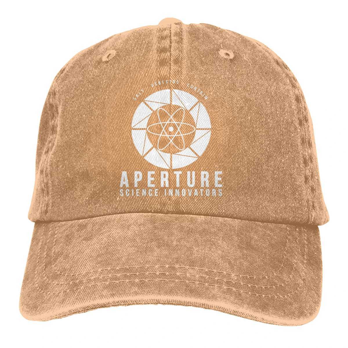 Aperture Science Baseball Hat Toe Hat Portal Game Chell Atlas P-Body Mens Sunshade Hat W241225