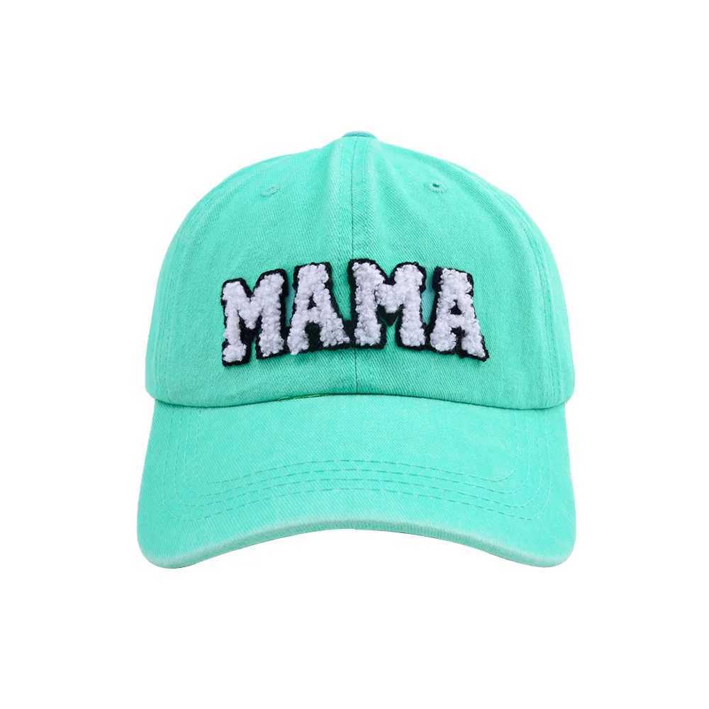 Parents Children Baseball Hats Mom Mini Letter Embroidered Baseball Hats Mom Children Outdoor Sports Leather Hats Holiday Gifts W241225