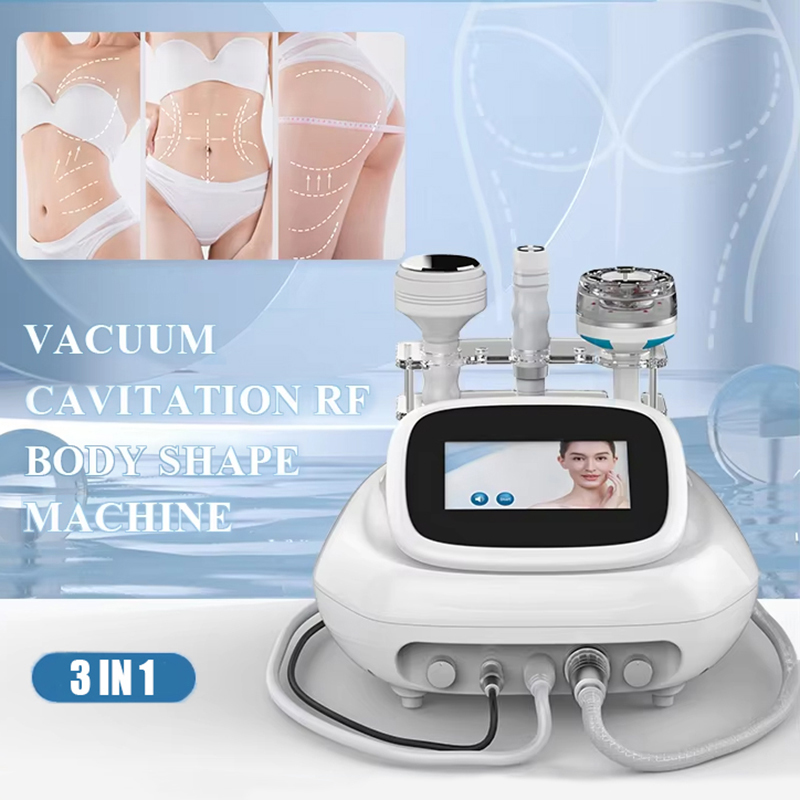 Professional 3 in 1 Lipo Slimming Skin Tightening Ultrasound RF Vacuum Cavitation Physiotherapy Hip Lift Body Reformer Liposuction Ultrasound Machine