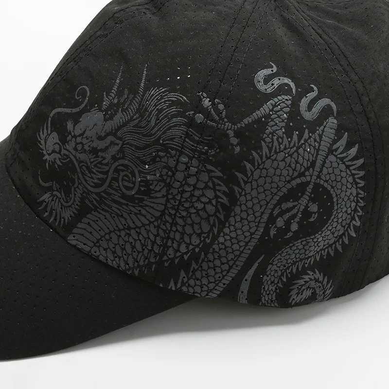 New China Summer Mens Baseball Hat Womens Sunscreen Breathable Fast Drying Sweat Leather Hat Mens Sports Snapshot Sunhat Unisex W241225