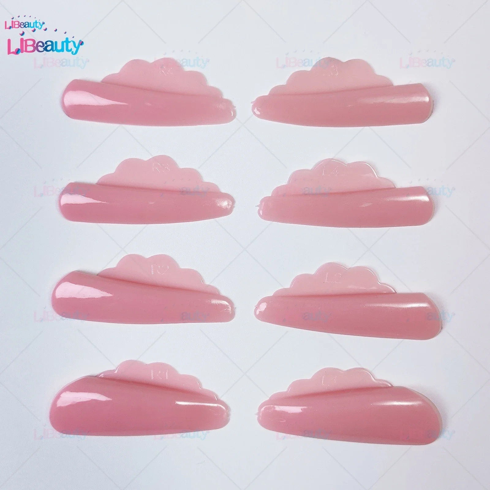 Libeauty Different Curl Free Glue Eyelash Rod Sticky Lashes Rods Shield 3D Eyelash Curler Makeup Accessories Tool 241223