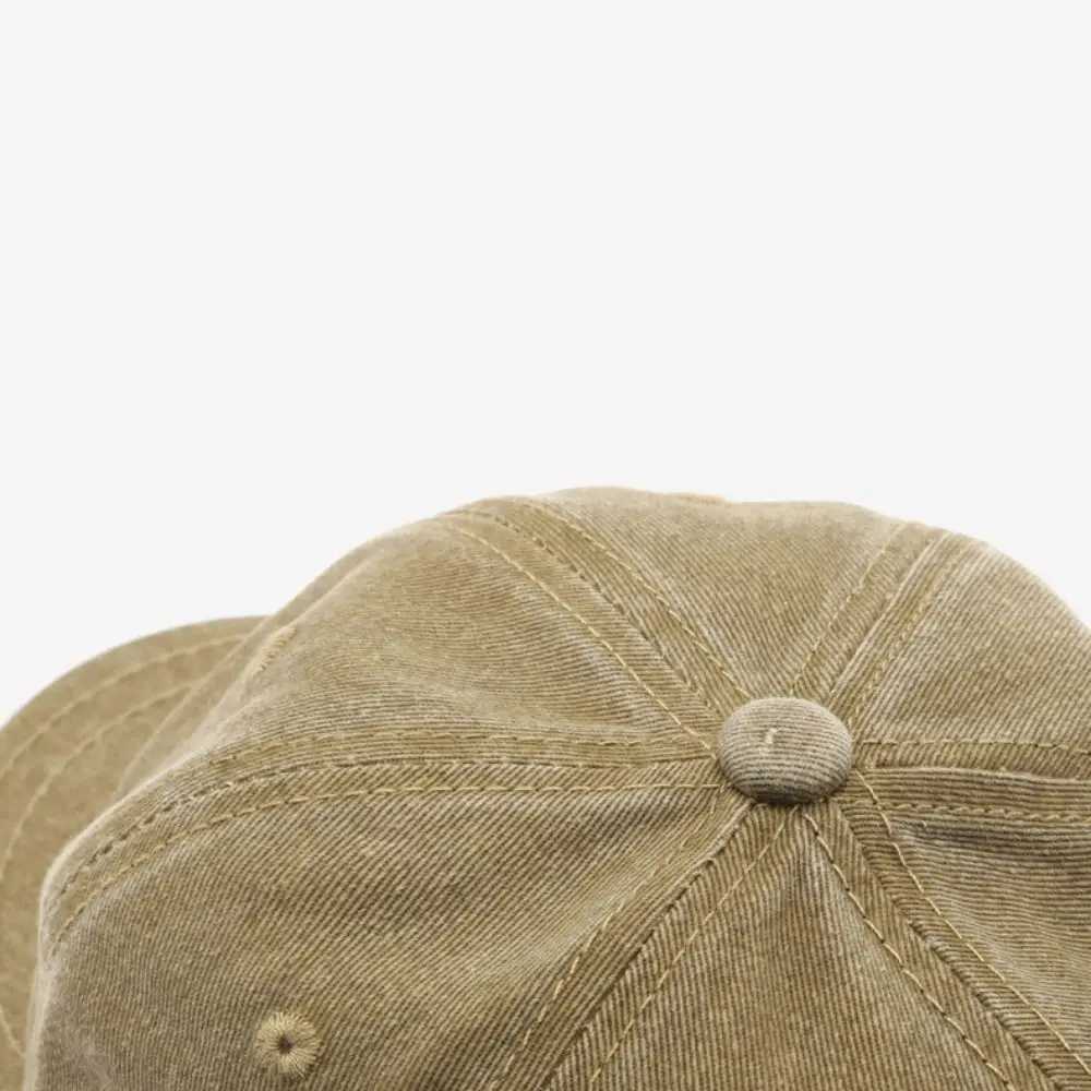 New short brick baseball cap made of pure cotton colored adjustable snap cap summer W241225