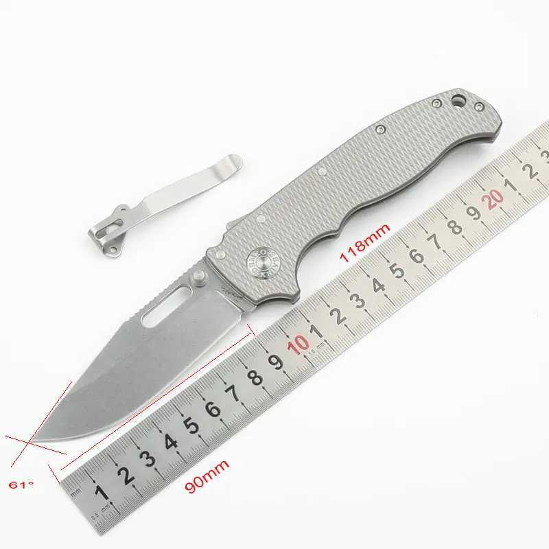 Trskt AD20 folding knife S35vn Demko knife camping knife rescue survival knife EDC tool Tc4 handle 61Hrc direct transport X250408