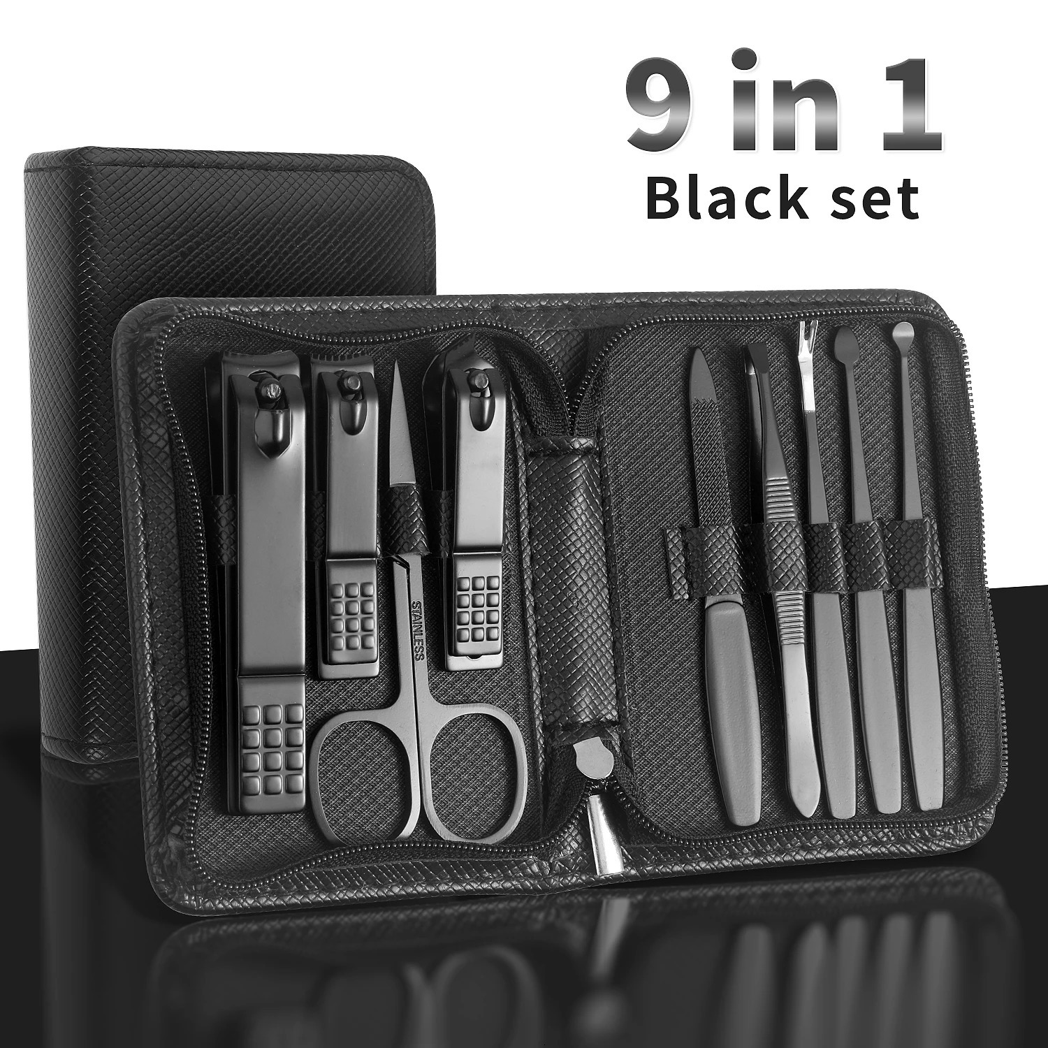40 pcs Nail Clippers Manicure Tool Set With Portable Travel Case Dead Skin Clippers Cuticle Nippers And Cutter Kit Nail Cl 241225