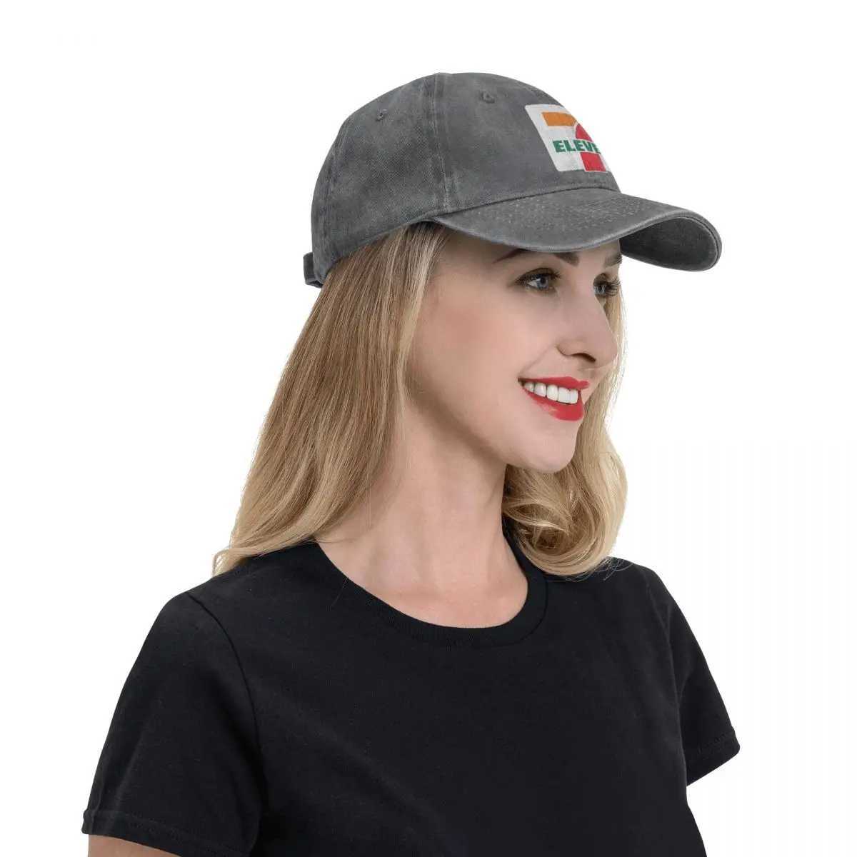 Summer Cap Sun Visor Eleven Hip Hop Caps Casual Hat Seven Eleven Cowboy Hat Peaked Hats W241225