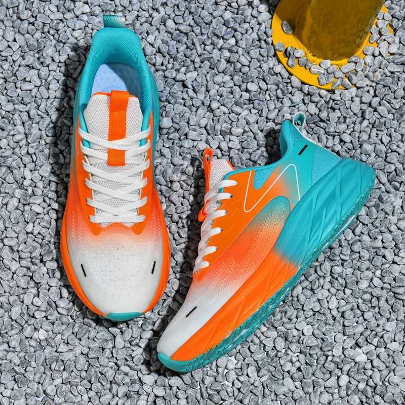 Big Size Running Shoes Men Women Sports Shoes Summer Sneakers Outdoor Jogging Athletic Training Shoes Soft Cushioning BreathableC250304