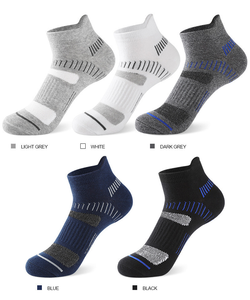 ddmyoutdoor Socks Men S Thin Summer Sweat Absorbing Odor Proof Cotton Running And Leisure Sports Socks Shallow Cut Short Sleeves