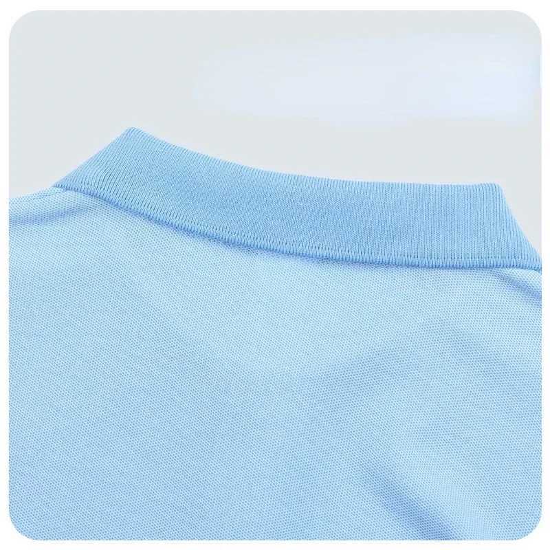 Big Children Kids Polo Shirts Cotton Solid Color Adolescent Boys Girls Tops Tees Shirts Teenage Boys Clothes Turndown CollarXJ241225
