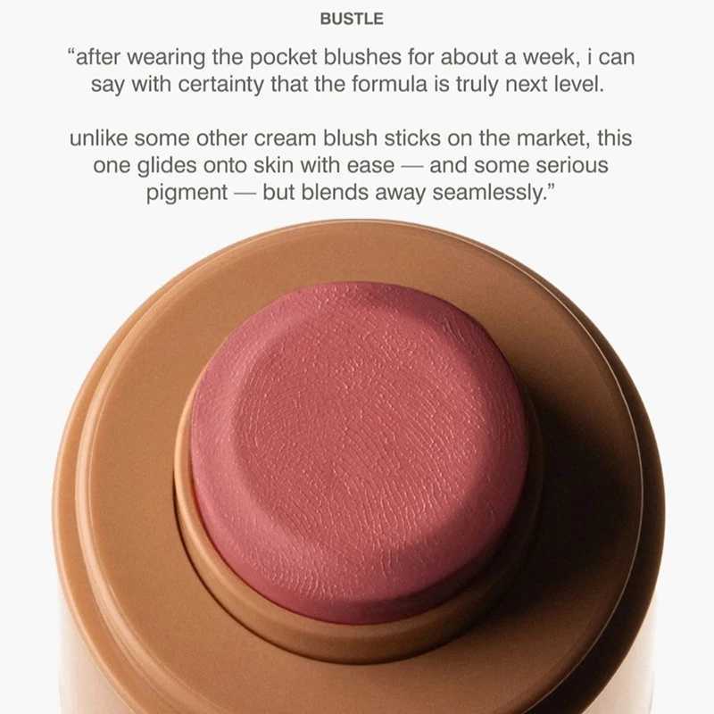 Portable Pocket B Stick Soft Cheek Lip Tinted Shading Brighten Contour Silky Smooth Purple Rouge Ber Cream Korean MakeupXJ241225