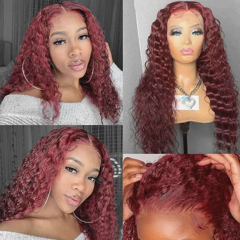 Front Small Roll 13 * 4 Lace Wig Full Headband Mixed Human Hair Wigs Kq1 Kq1