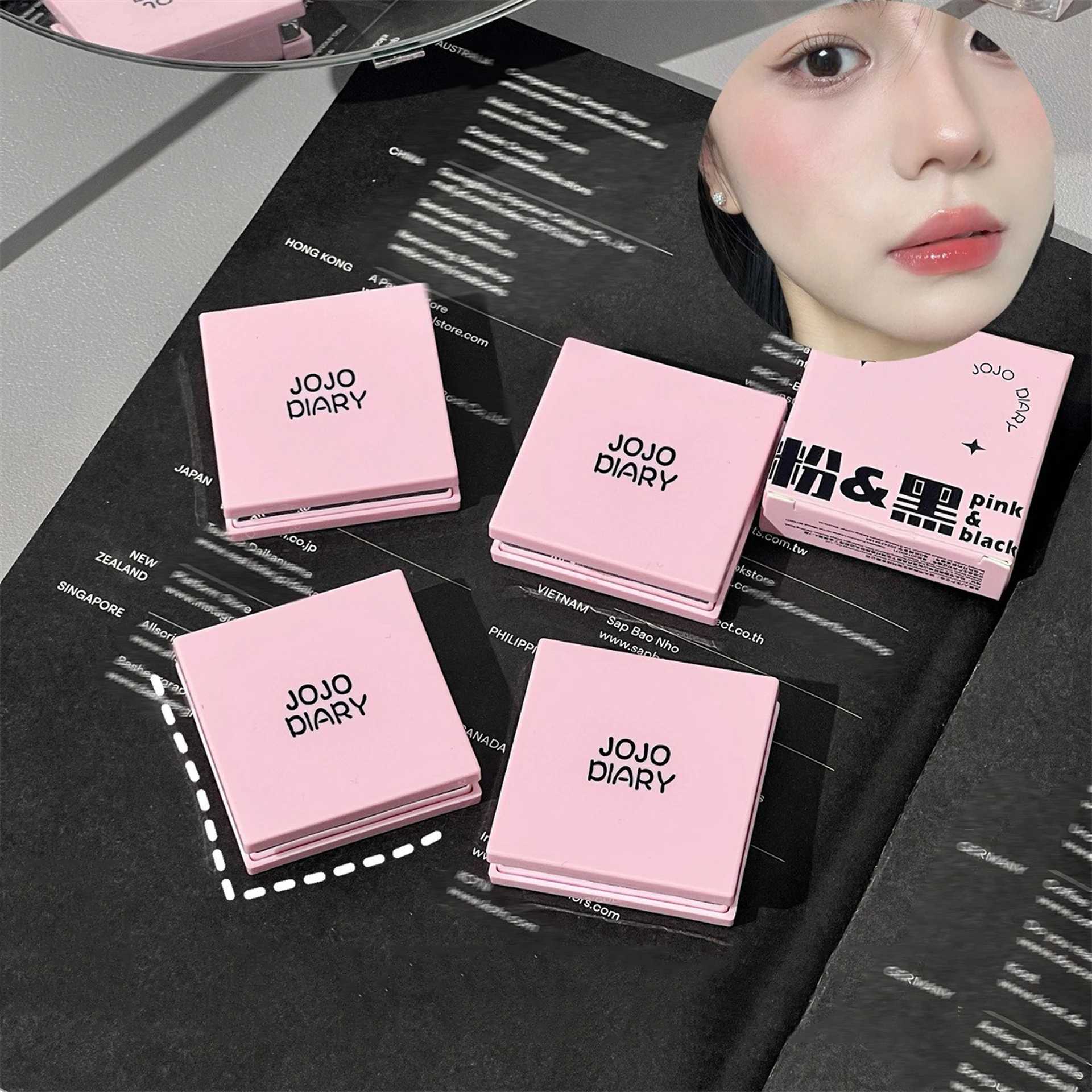 Matte Natural Mud B Lipstick Cream 3 in1 Lasting Brightening Moisturizing Lip Cheek Eye Balm Face Ber Waterproof MakeupXJ241225