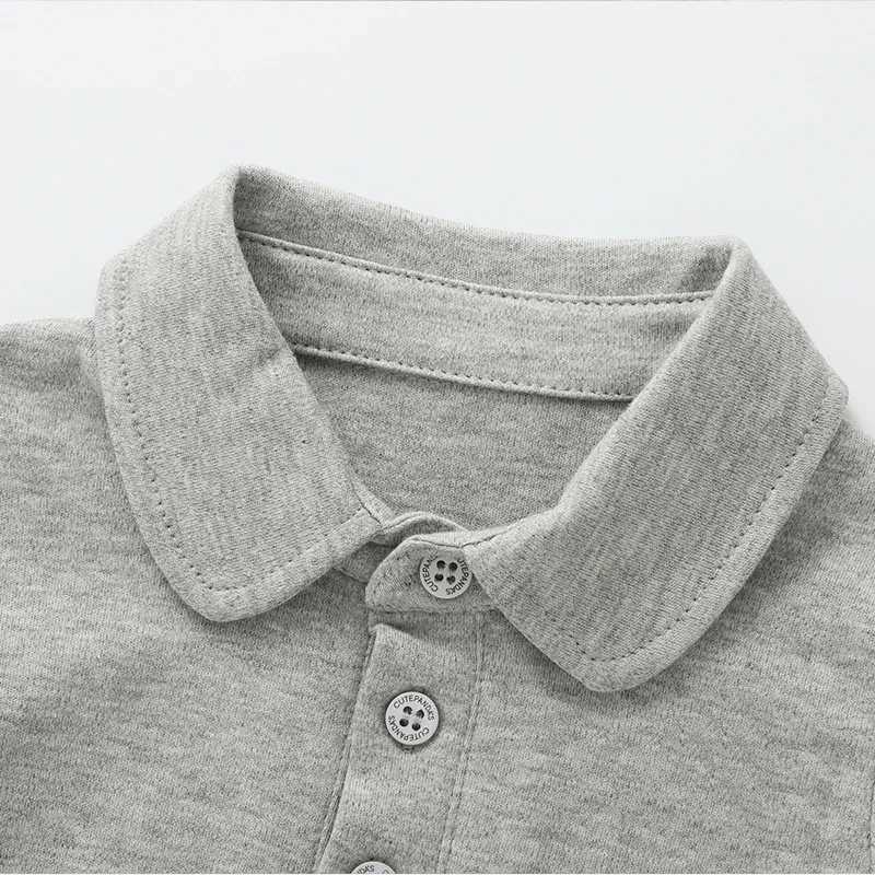 Baby POLO Shirt Long Sleeve T-shirt Boys Baby Girls Backing Spring Dress Kids Top Kids Shirt Casual WesternizationXJ241225