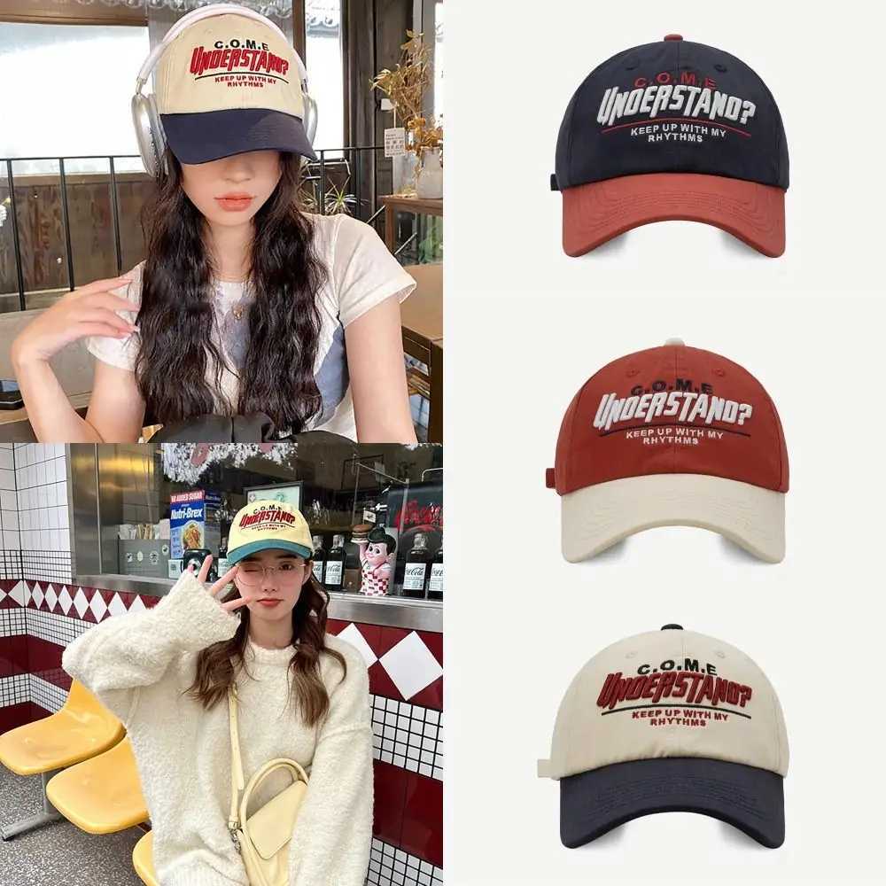 Small face baseball cap INS style letter embroidery sun protection hip-hop hat pea hat for teenagers W241225