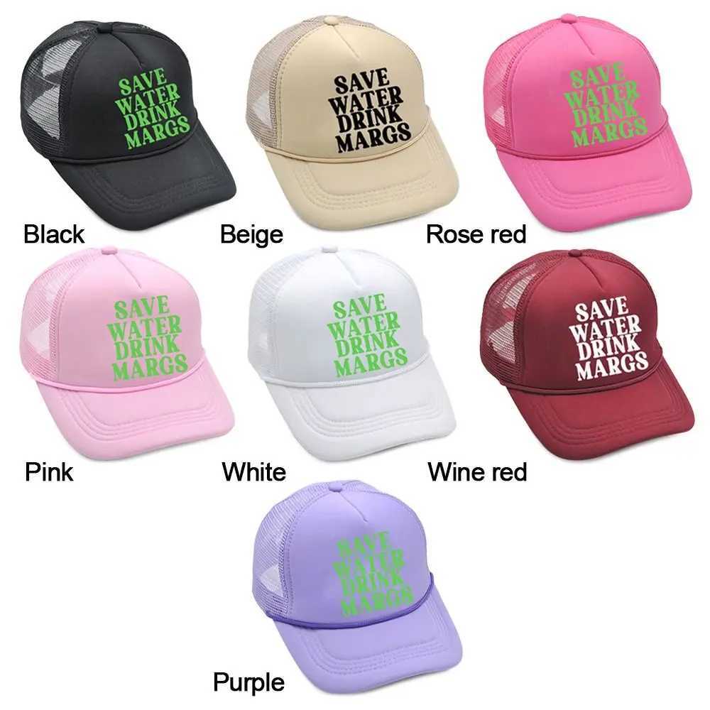 Breathable truck drivers hat new adjustable safety water driving logo toe cap soft vent pink baseball cap W241225