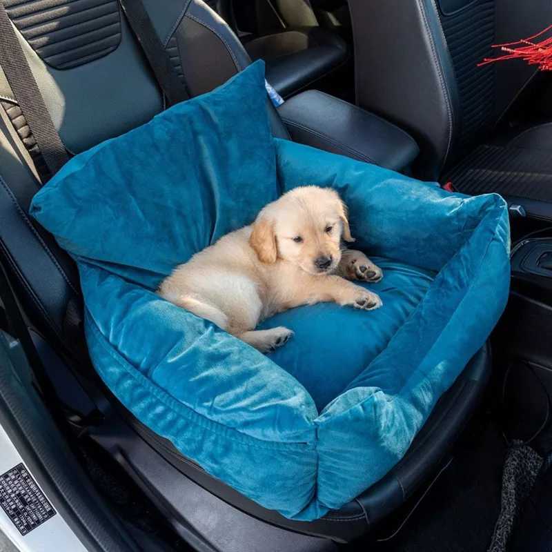 Others Dog Carrier Dog Car Seat Bed Pet Booster Travel Carrier Mattress For Dogs Pet Car Seat Covers Cushion Washable With Safety Buckle H250213