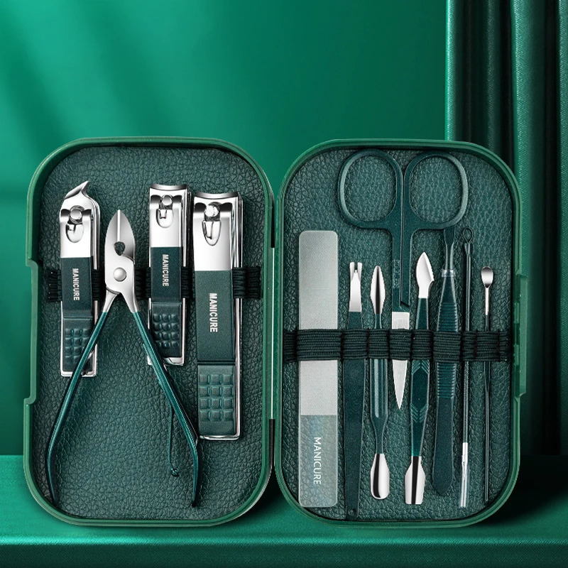 12Pcs Colorful Nail Scissors Nail Art Tools Stainless Steel Manicure Tools Nail Clipper Set Pedicure Care Cuticle Nipper Travel 241225