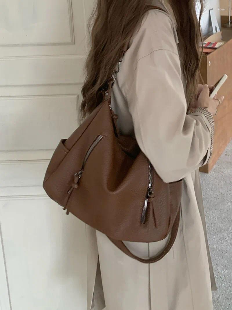 Shoulder Bags Shoulder Bags CGCBAG Fashion Designer Luxury For Women Simple Solid Lage Capacity Crossbody High Quality PU Leather