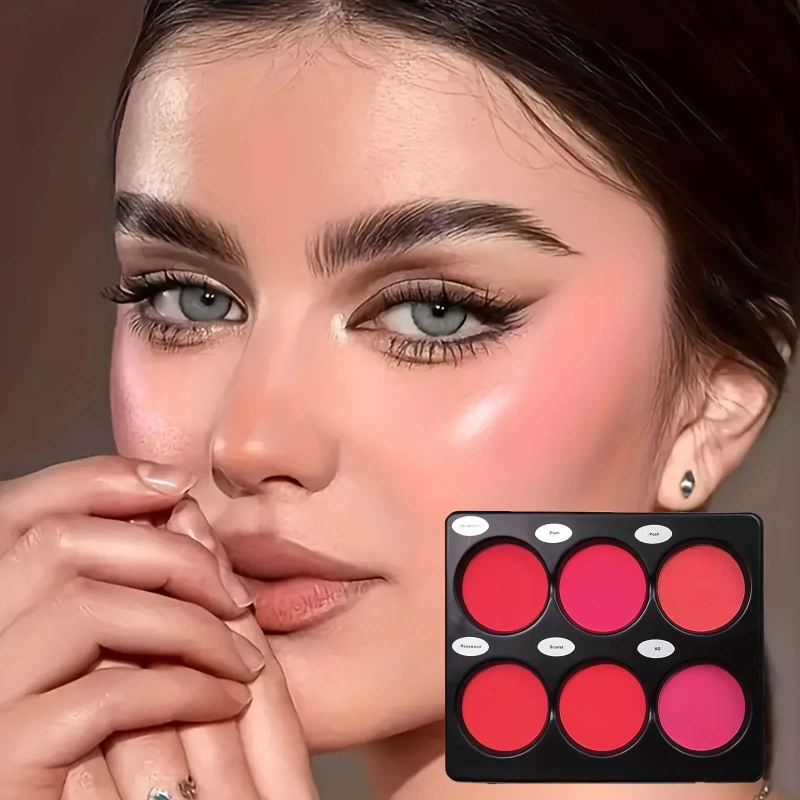 6-color b palette natural-toned eye shadow palette matte b palette Light breathable suitable for cheek and eXJ241225