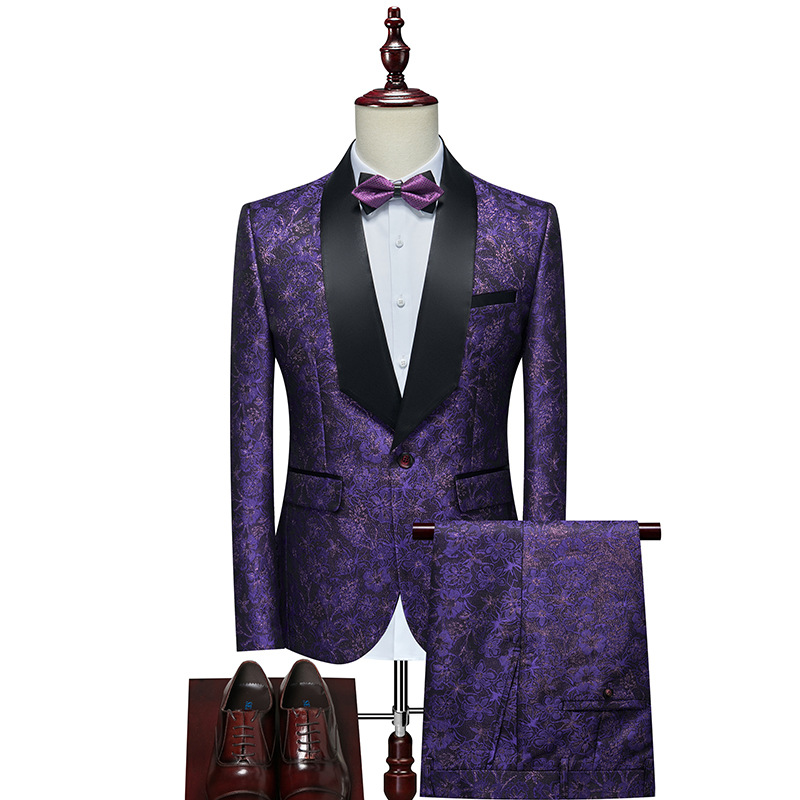 K890 Single-Breasted Men's Suit Jacket - Business Gentleman Casual for Spring & Autumn