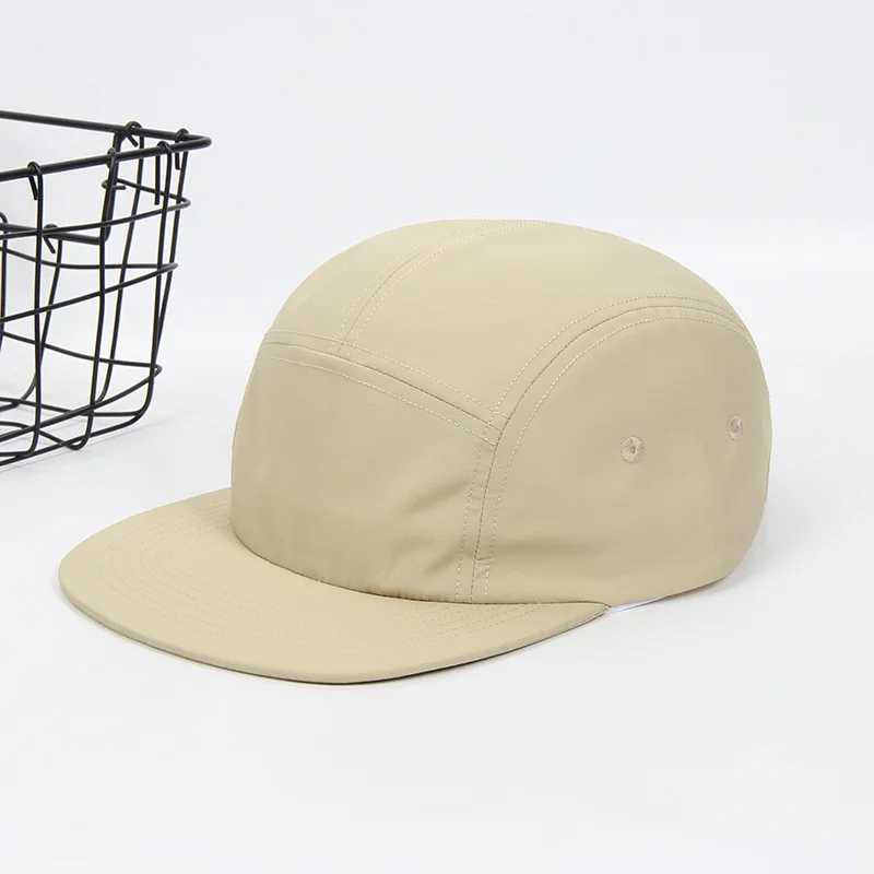 5-panel snap cap mens flat top skateboard cap womens large-sized baseball cap 55-60cm 60-62cm W241225