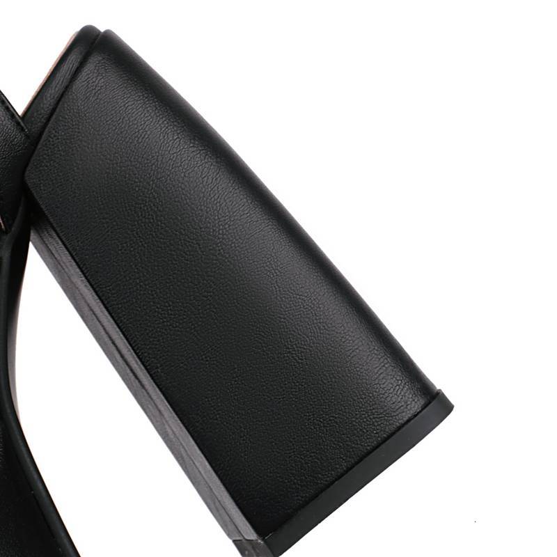 ASILETO Women Sandals Square Toe Block Heel 14.5Cm Platform 5Cm Ankle Buckle Strap Plus Size 41 42 43 Fashion Sexy Party Shoes