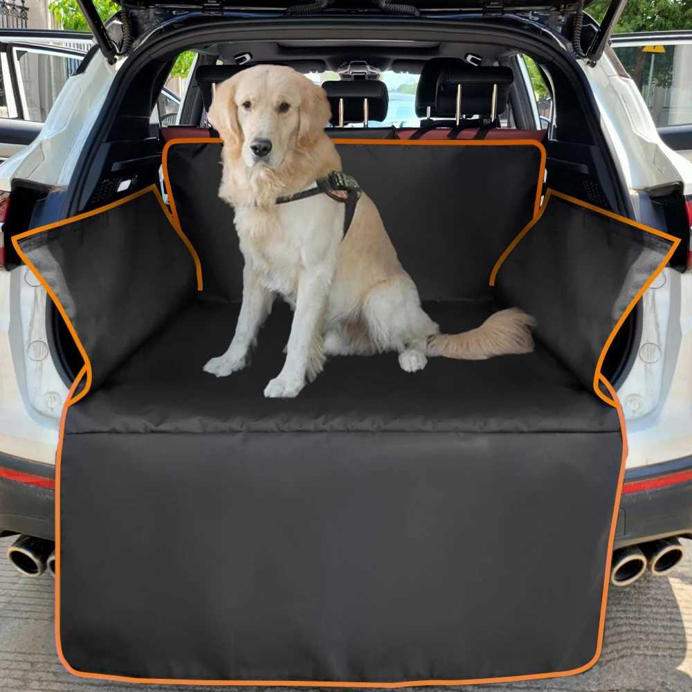 Dog Car Seat Covers Waterproof 600D Oxford Cloth Dog Car Seat Cover Pet Travel Dog Carrier Car Trunk Mat SUV Cargo Liner For Dogs H250211