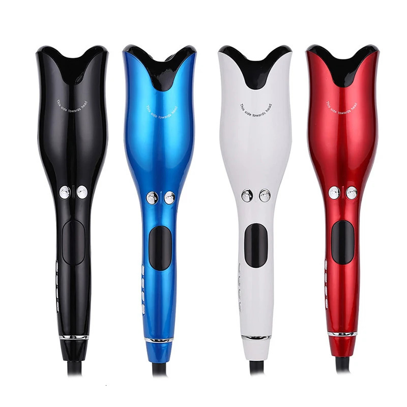 Professional Classic Rose shape Hair Curler roller Auto curling iron automatic spiral infrared LCD lazy curling iron 241225