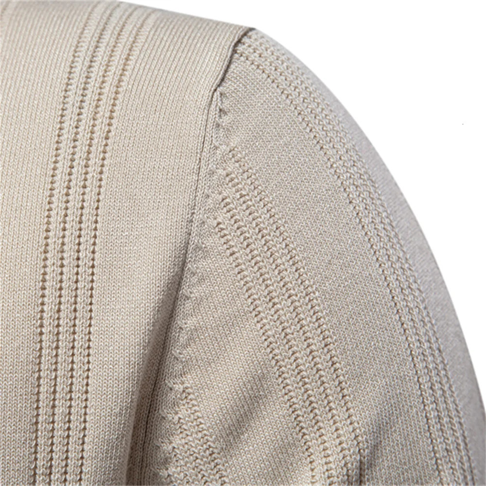 2024 Summer Ribbed Knit Polo Shirt for Men Breathable and Cool Quality Mens Textured Shirts 241225