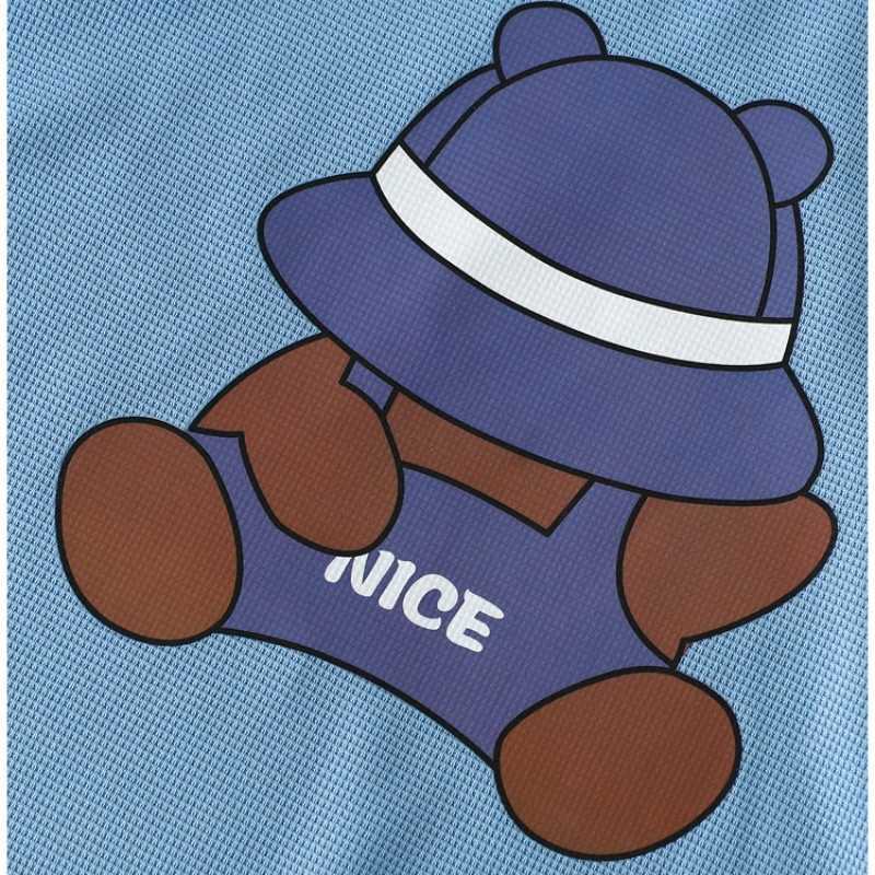 Clothing Sets Summer Baby Boy Clothes Set Children Girl Cartoon Print T-shirts Shorts 2pcs Suit Kid Fashion Top Bottom Outfits TracksuitY241225CLYB
