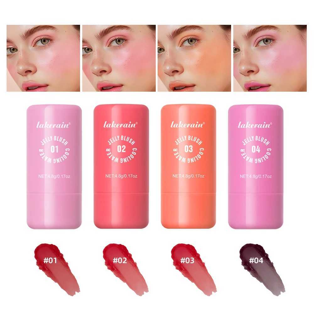 4 Colors Cheek Lip Tinted Moistured B Stick Eye Cheek Lip Brighten Cream Water Jelly Powder Ber Stick Matte ContourXJ241225