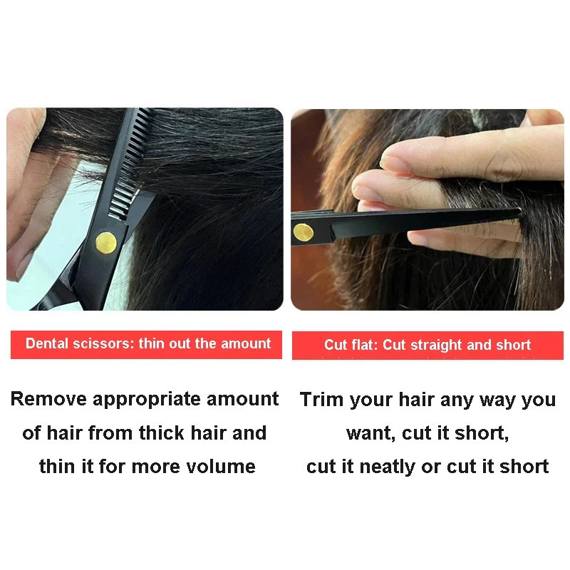 Professional hairdressing scissors barber accesories Hair Thinning Cut Metal Scissors Tooth Shears Styling Tool cutting scissors 241225