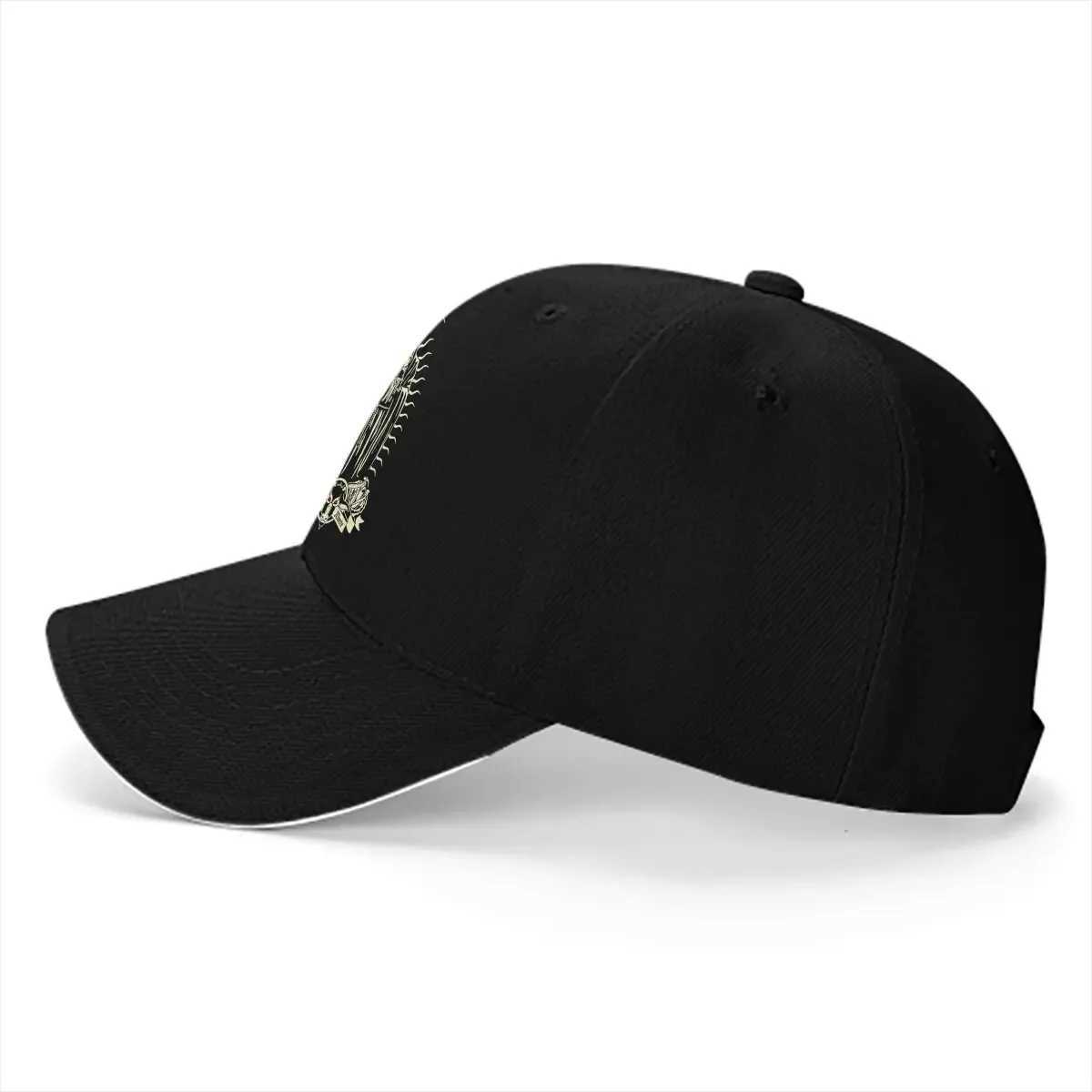 Mexican Skeleton Santa Muerte Multi Color Hat Peaked Mens Hat Tattoo Art Essential Personalized Visor Protection Hat W241225