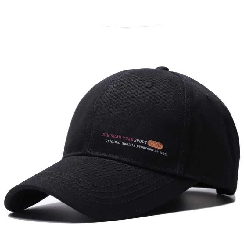 56-60 60-65 cm large head mens shoulder leather hat cool hip-hop hat mens cotton plus size baseball cap W241225