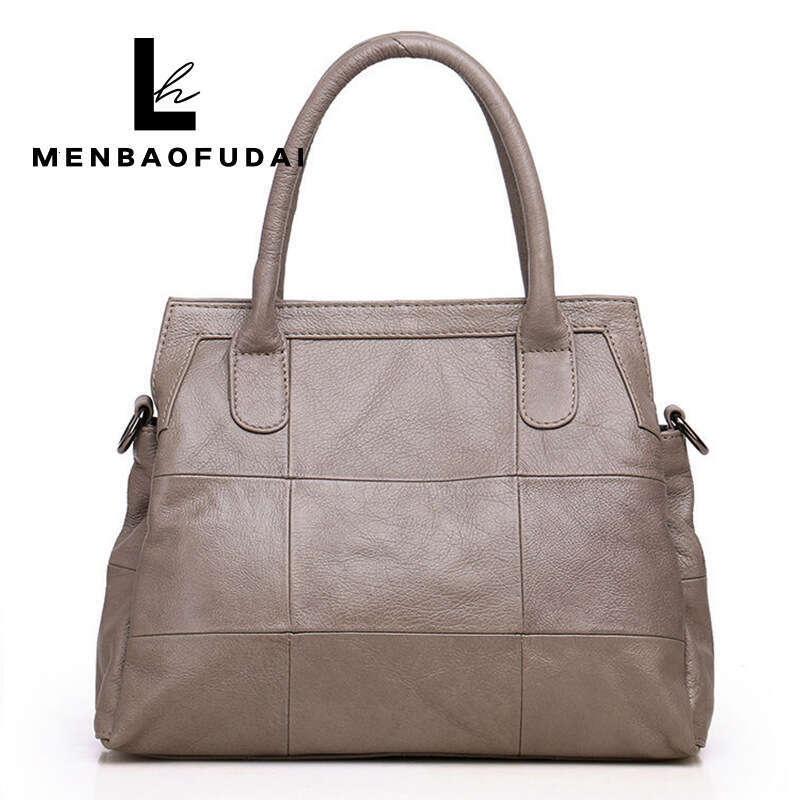 Women's Bags Handbag Guangzhou Women's New Top Layer Cowhide Handbag, Single Shoulder Diagonal Cross Bag