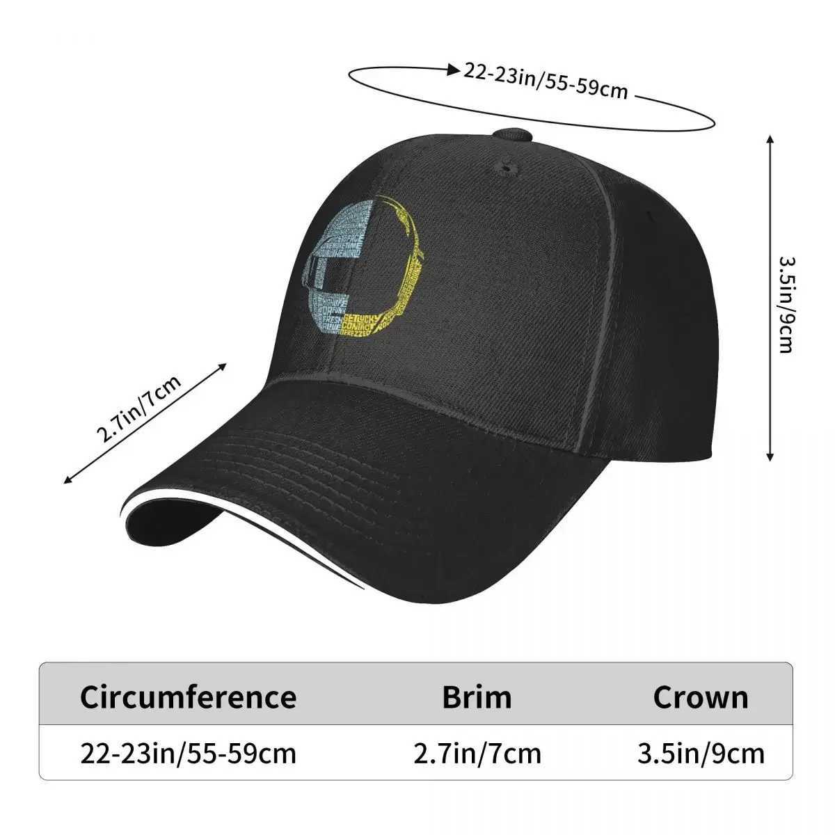 Retro Punk Stupid Punk Electronic Music Band Mens Baseball Hat Peaked Hat Sun Shade Outdoor Hat W241225