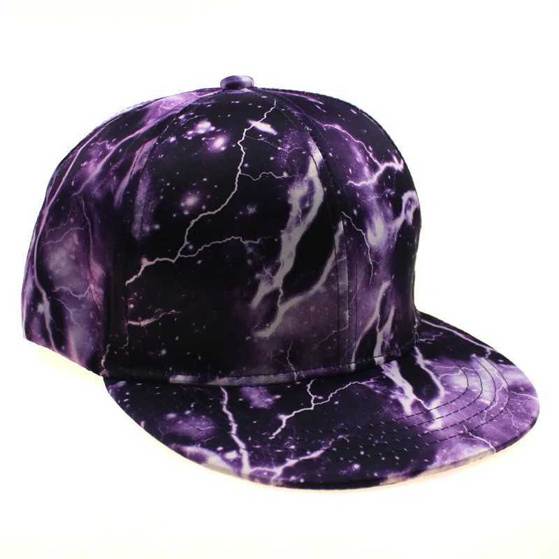 2022 Outdoor Mens and Womens Casual Baseball Hats Lightning Pattern Peaked Cap Street Hip Hop Hat Truck Driver Hat Sun Hat W241225