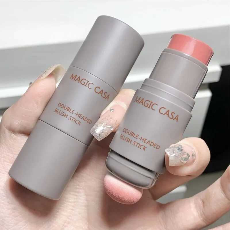Double-ended Sponge Single-color Powder B Lip and Cheek Dual-use Long-lasting Matte Natural Rouge Powder B StickXJ241225