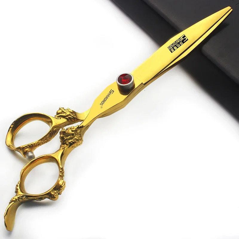 German 440 Professional Hairdressing Scissors for Hairdressing Professionals 7-inch Flat Cutting Teeth Cutting Set. 241225