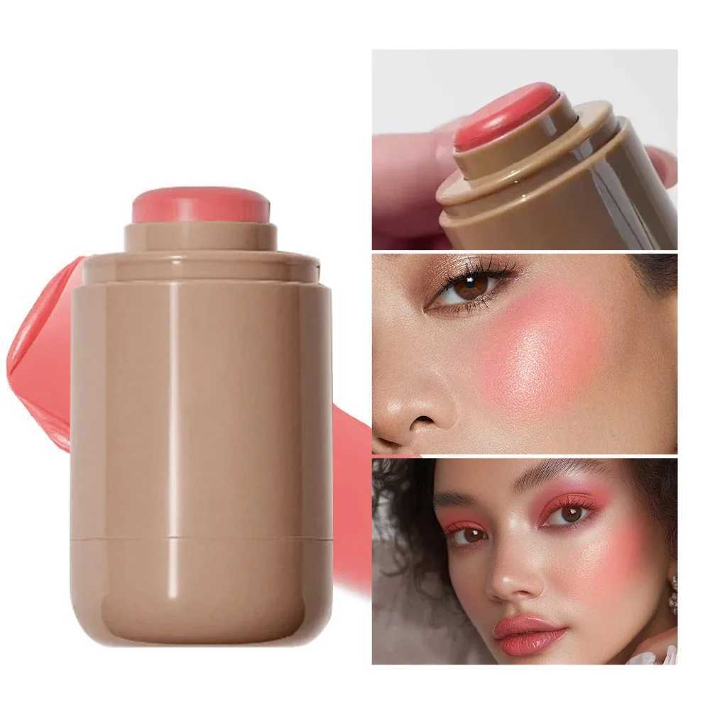 Creamy Bronzing B Stick Hydrating Waterproof Lipstick Cheek Tint High Pigment Multi-tone Soft Mauve Matte Rouge ContourXJ241225