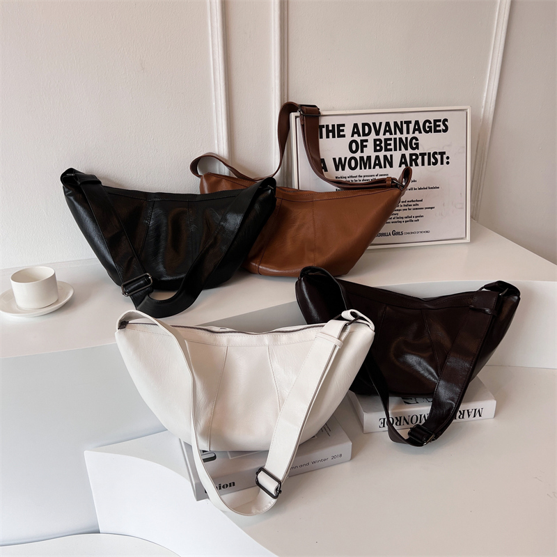 Casual Women Shoulder PU Leather Hobo Bag Female Large Capacity Messenger Bags Crossbody Handbag Bolsos Feminina