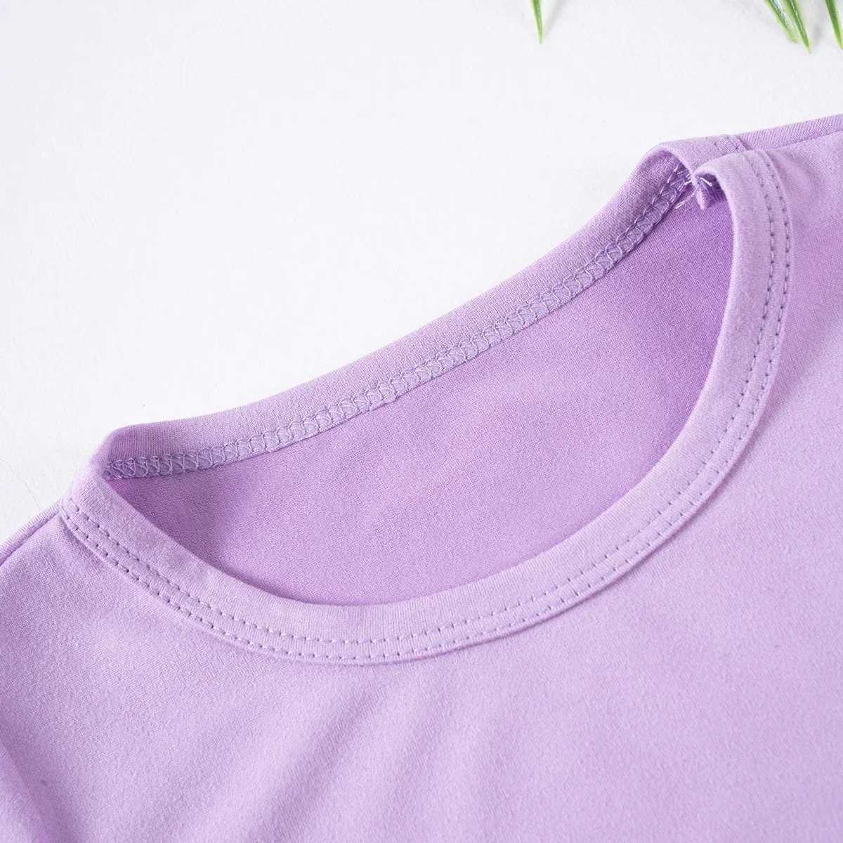 Clothing Sets Girls Fashion Short Sleeve Shorts Set Toddler Printed T-Shirt Elastic Waist Shorts 2pcs Daily Versatile Clothing 0-5YY241225XXO6