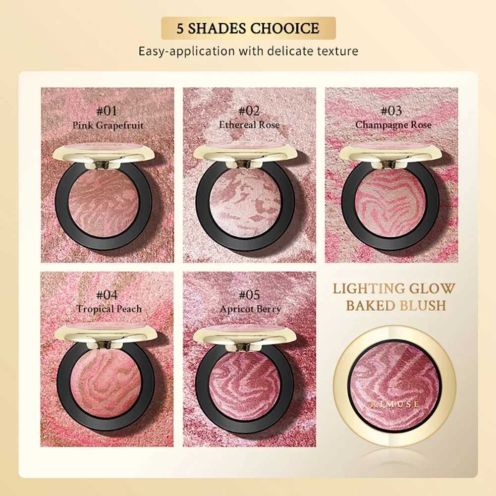 Lighting Glow Baked B Peach Pink Tint Makeup B Palette Cheek Contour Rouge Cosmetics Long-lasting Face BrightensXJ241225