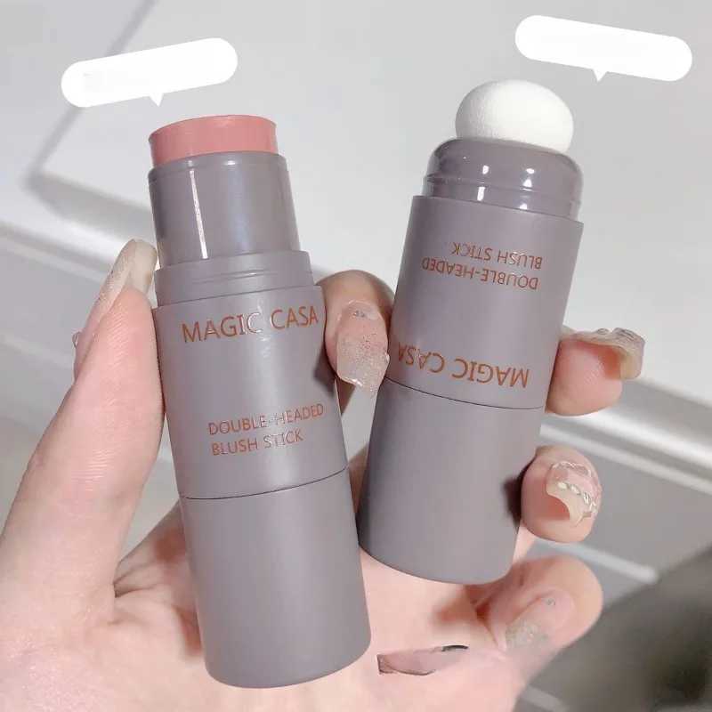 Double-ended Sponge Single-color Powder B Lip and Cheek Dual-use Long-lasting Matte Natural Rouge Powder B StickXJ241225