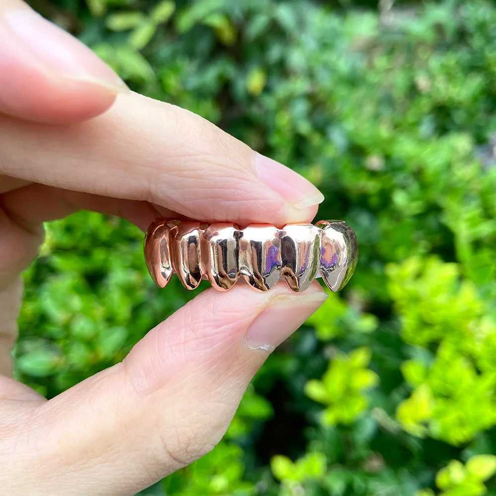 RACHELZ Hip Hop Classic Bottom Teeth Grillz Cs Gold Silver Black Color Tooth Grills For Women Men Jewelry Halloween GiftXJ241225
