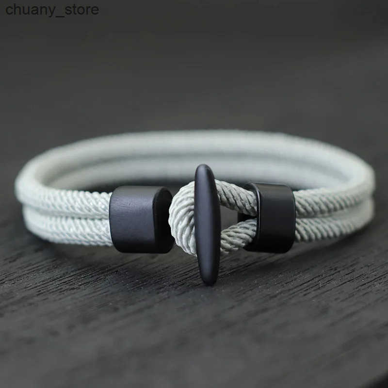 Chain 51Luckind Simple Design Milan Rope Handmade Men Women Outdoor Survival Braclet For Camping Armband Thread Jewelry L240910
