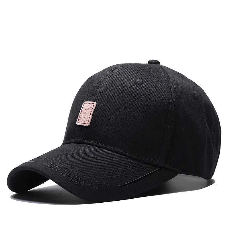 56-60 60-65 cm large head mens shoulder leather hat cool hip-hop hat mens cotton plus size baseball cap W241225