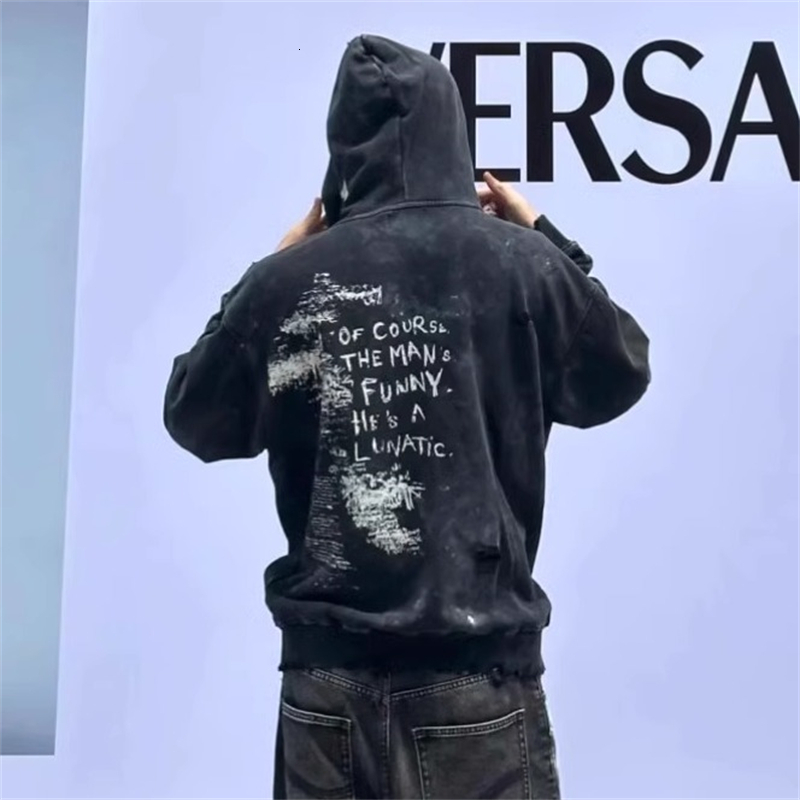 Portrait Photo Print Saint Zipper Hoodies Men Women Best Quality Vintage Oversize Sweatshirts Hooded With Tag